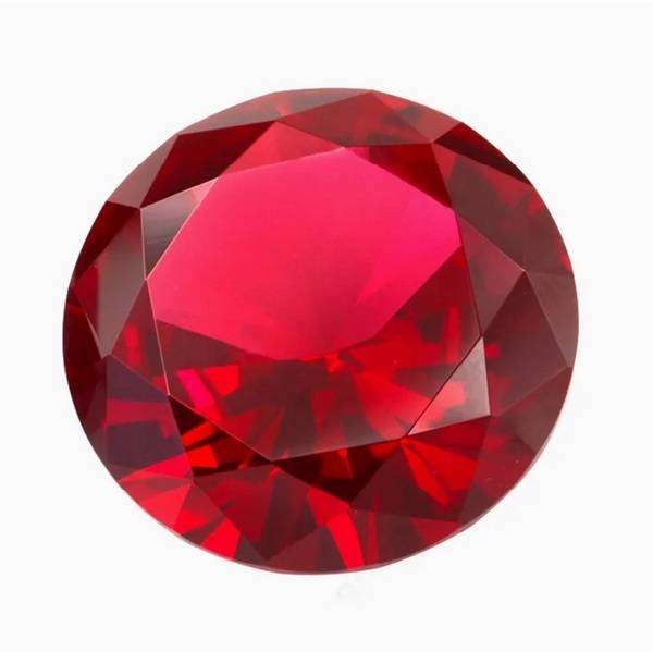 Deep Red Ruby Coloured Crystals.