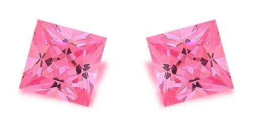 Cubic Zirconium - Pink Ice Square Shape - 1,14cts