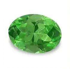 Tsavorite - Bright Green Oval Facet - 0,17cts