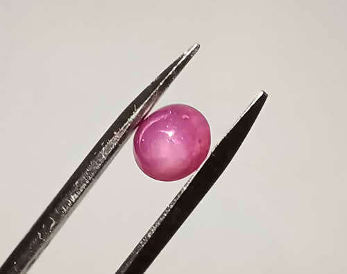 Ruby - Pink Round Cabochon - 0,45cts