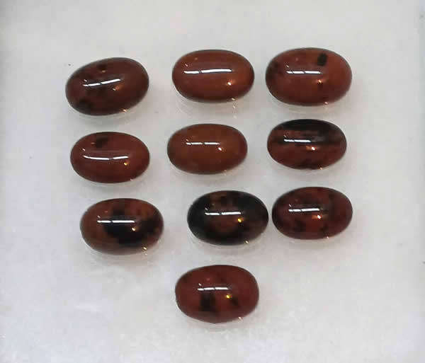 Magogany Obsidian - Oval Cabochon - ±0,40cts