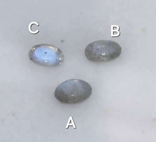 Labradorite - Rainbow Colour Oval Facet - 0,17cts