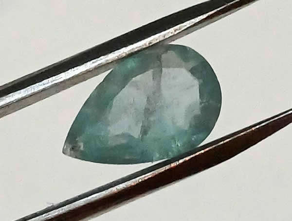 Emerald - Green Pair Cut - 0,97cts