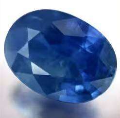 Sapphire - Blue Oval Facet - 0,75cts