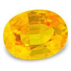 Sapphire - Golden Yellow Oval Facet - 0,80cts