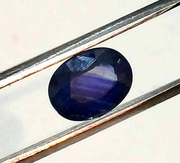 Sapphire - Medium Blue Oval Facet - 0,92cts