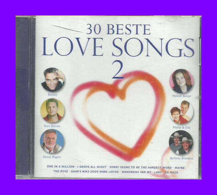 Music CD - 30 Beste Love Songs 2 - Verskeie Kunstenaars