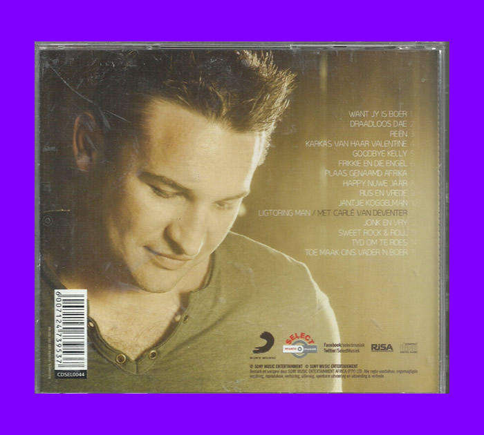 Music CD - Adam Tas - Want Jy Is Boer