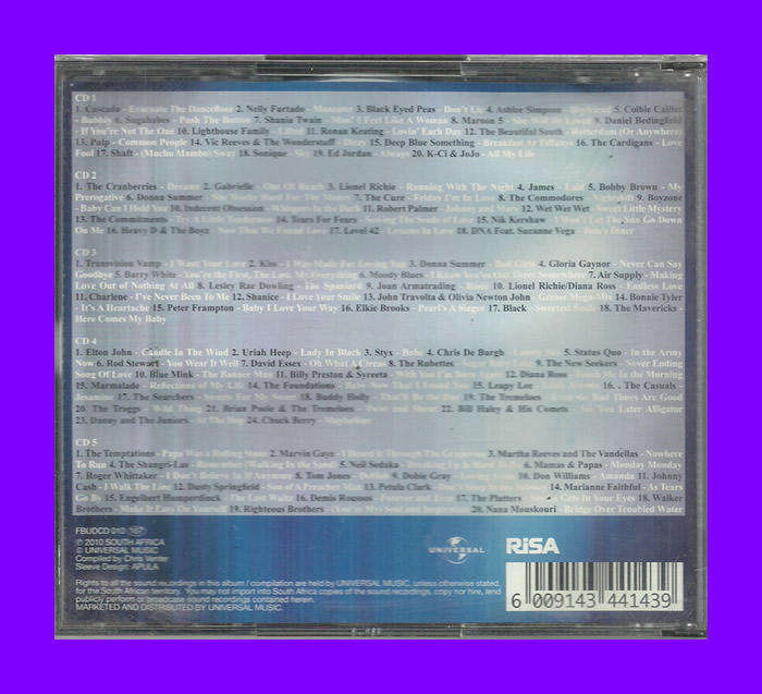 5 Disc Music CD - Another 100 Timeless Memories