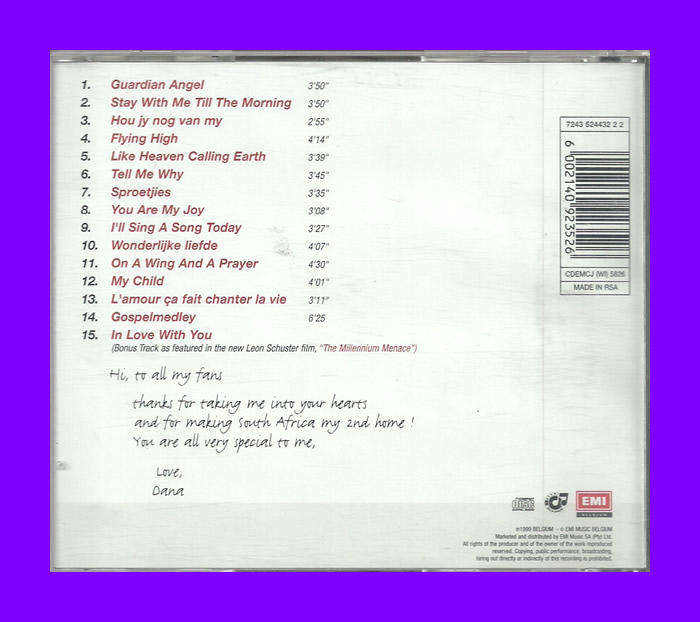 Music CD - Dana Winner - Yours Forever