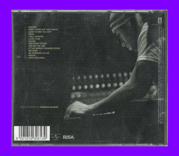 Music CD - Enrique - Escape