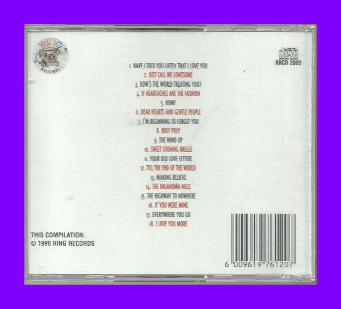Music CD - Jim Reeves Vol.1
