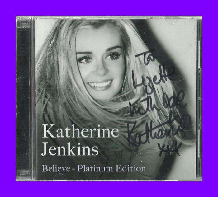 Double CD - Katherine Jenkins Platinum Edition  - Believe (Signed)