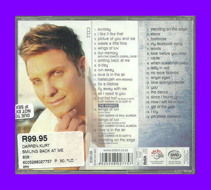 Music CD - Kurt Darren - Smiling Back At Me
