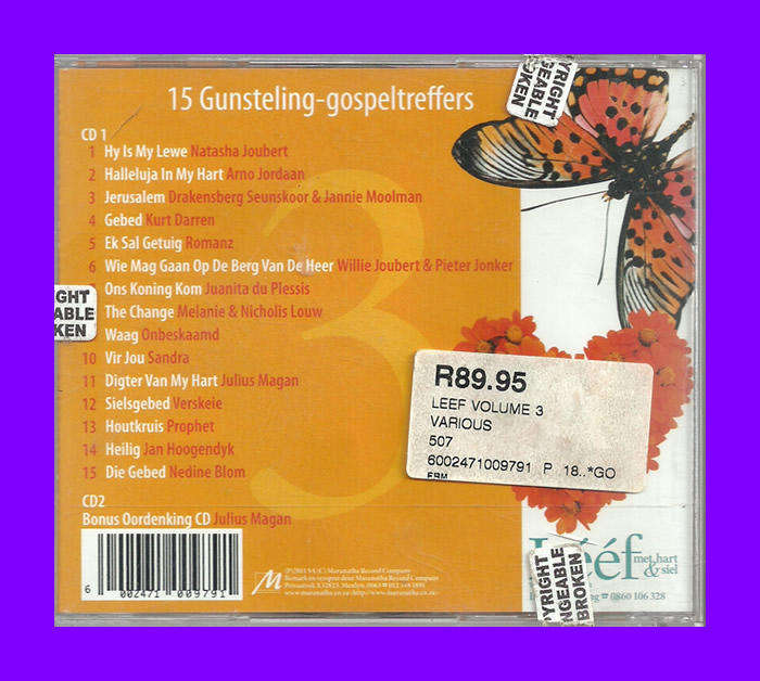 Music CD - Leef Met Hart En Siel 3