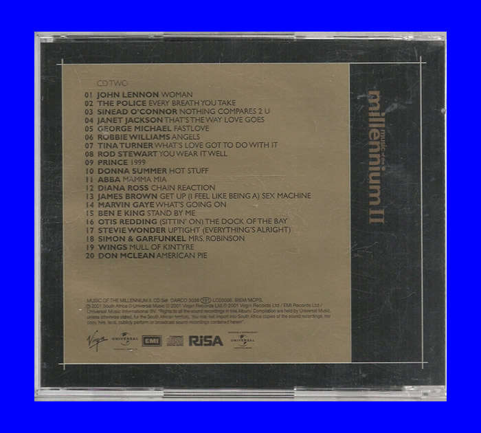 Music CD - Music Of The Millennium PLUS Music Of The Millenium II