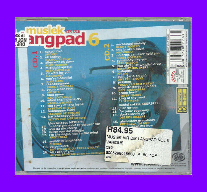 Music CD - Musiek Vir Die Langpad 6