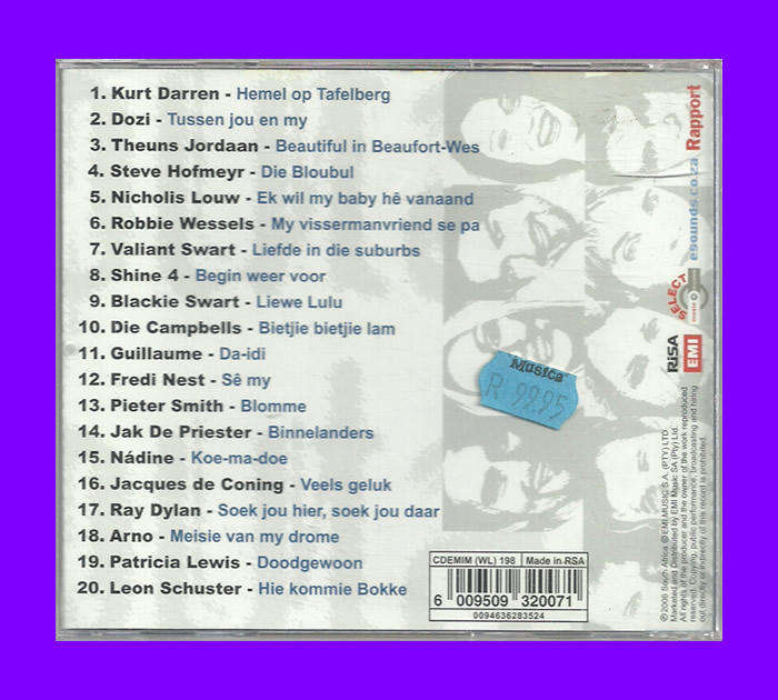 Music CD - Rapport Ons Sing Jou Taal Vol 2