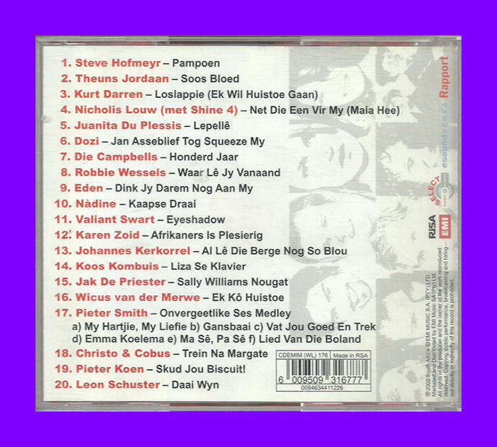 Music CD - Rapport Ons Sing Jou Taal