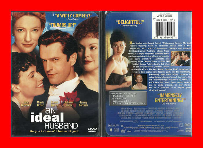 Rare DVD - An Ideal Husband -  Region 1 Edition