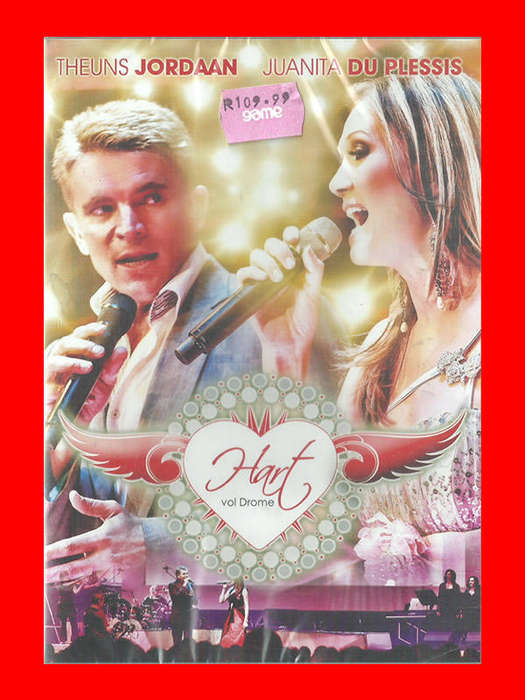 DVD - Theuns Jordaan en Juanita Du Plessis - Hart Vol Drome