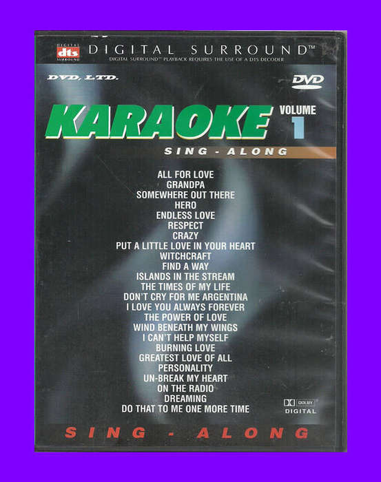 DVD - Karaoke Sing - Along  Volume 1 (Region Free)