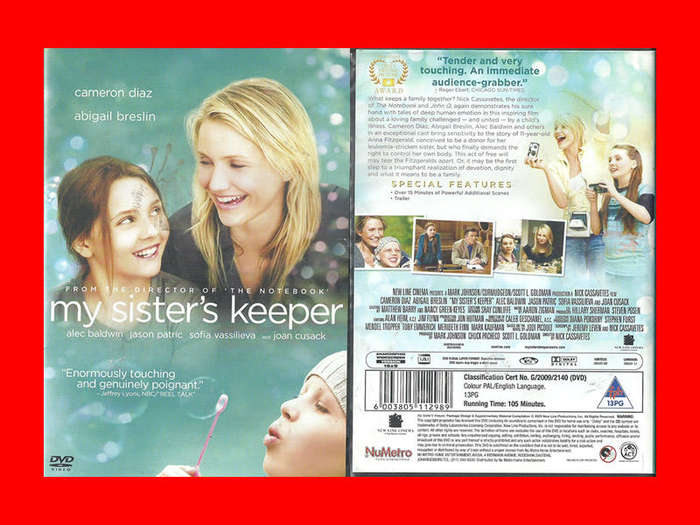 DVD - My Sister's Keeper - Region 2 Edition