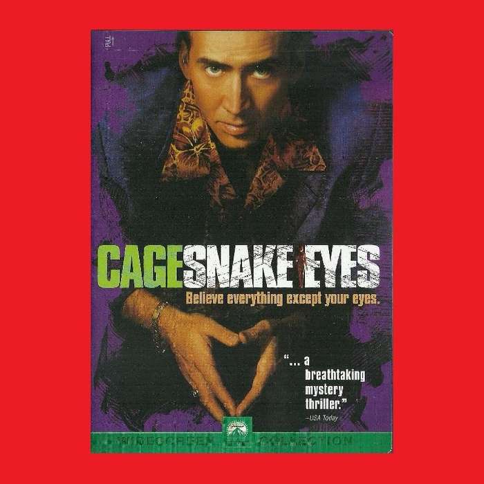 DVD - Snake Eyes -  Region 1 Edition