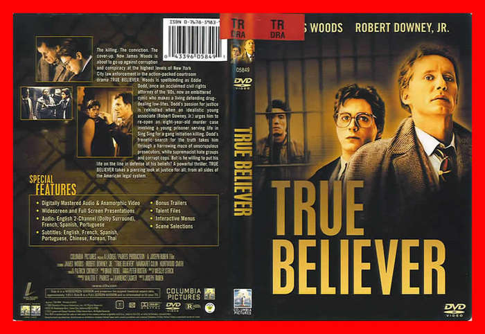 DVD - True Believer -  Region 1 Edition