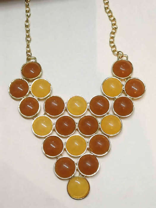 Sweet Lucite Resin BIB Necklace
