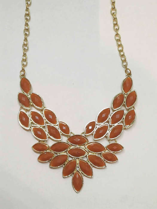 Sweet Lucite Resin BIB Necklace