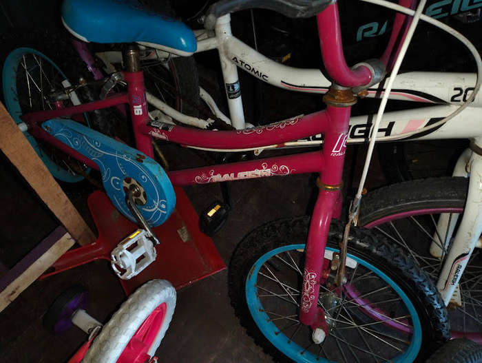 50 BICYCLES , NEW AND USED SPARES TAKE THE LOT