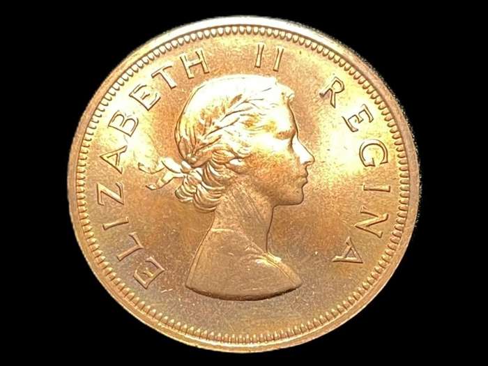 Beautiful proof 1952 SA Union 1 penny coin - Low proof mintage