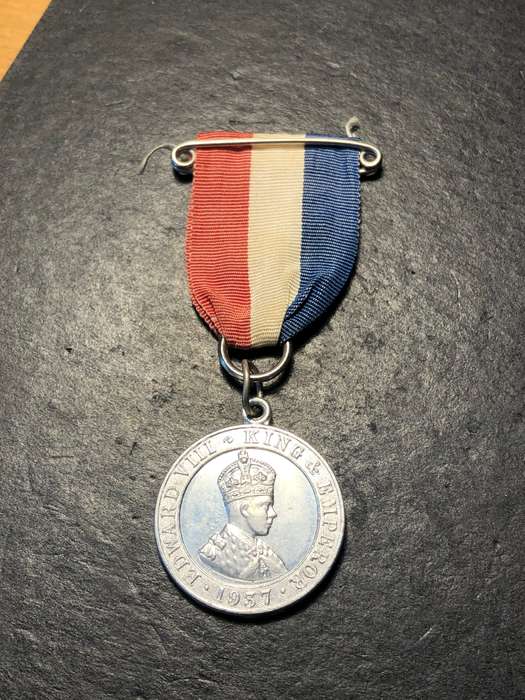 Scarce Aluminium Coronation Medal of King Edward VIII - Dated 1937