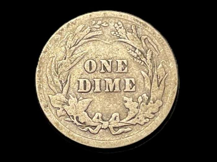 Scarce 1907 USA Silver 1 Dime coin