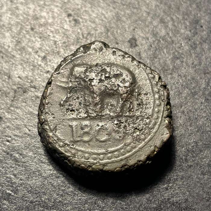 Large thick 1/12 rixdollar copper coin - Minted in 1805 by the British in Ceylon