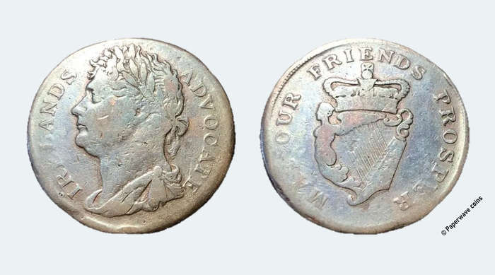 Undated (1757 - 1816) Bronze 1 penny token - Ireland Advocates