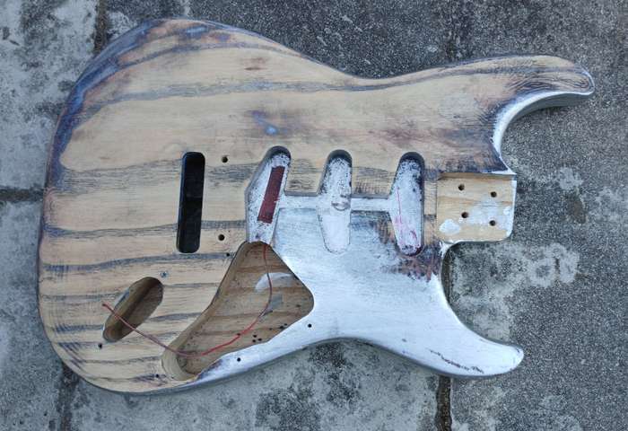 Strat Style Guitar Body - Needs Work