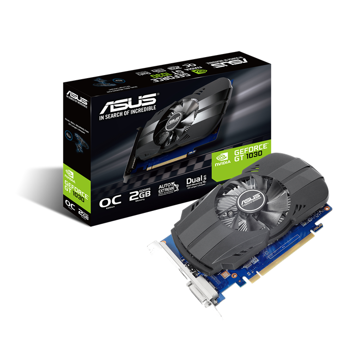 Asus Gt 1030 2G Phoenix - Gaming Graphics Card - Good Condition - Warranty