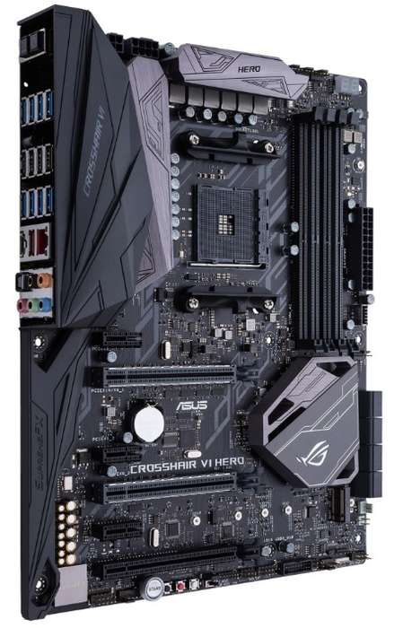 ASUS X370 CROSSHAIR VI HERO ** AM4 GAMING MOTHERBOARD ** GOOD CONDTION ** WARRANTY **