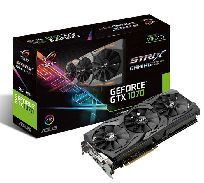 Asus Gtx 1070 8G Strix - Gaming Graphics Card - Good Condition - Warranty