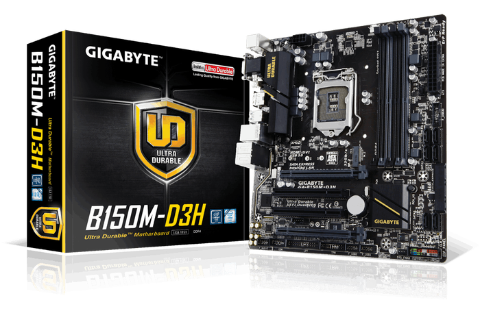 Gigabyte GA-B150m D3H - Gaming Motherboard - Good Condition - Warranty