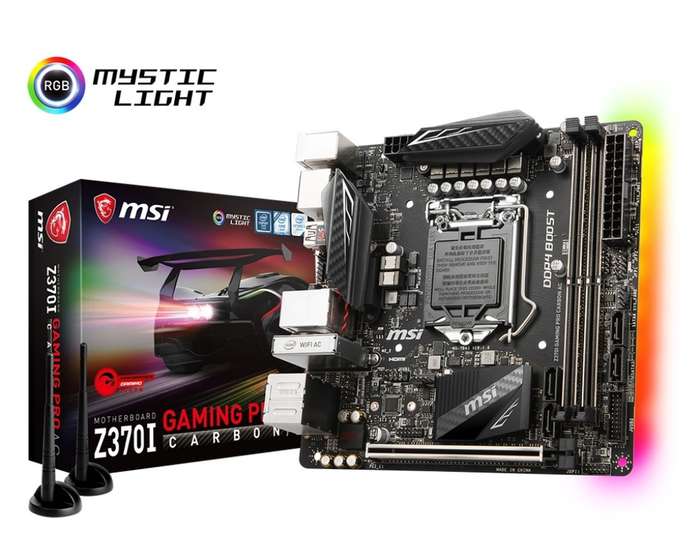 Msi Z370I Pro Carbon Ac Wifi - Gaming Motherboard - Good Condition - Warranty