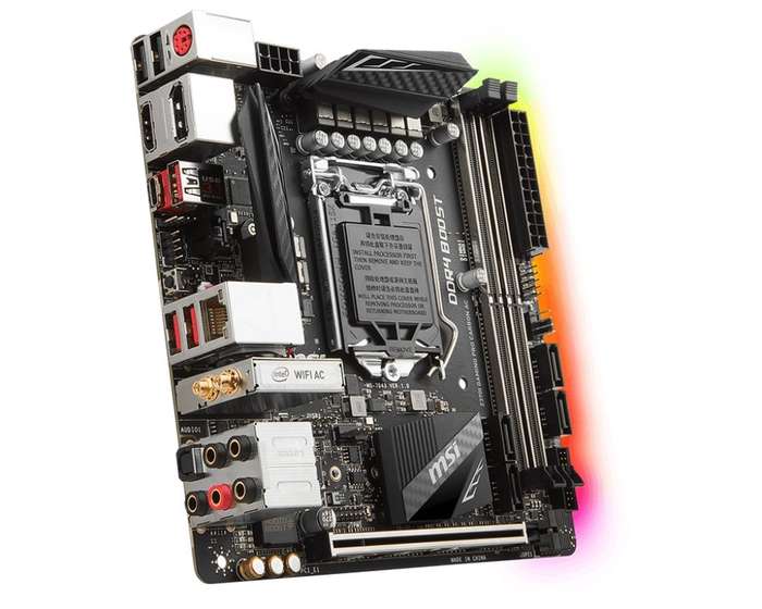 Msi Z370I Pro Carbon Ac Wifi - Gaming Motherboard - Good Condition - Warranty