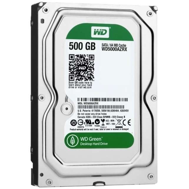 WESTERN DIGITAL GREEN ** 500GB HARD DRIVE 3.5'' ** GOOD CONDITION ** WARRANTY **