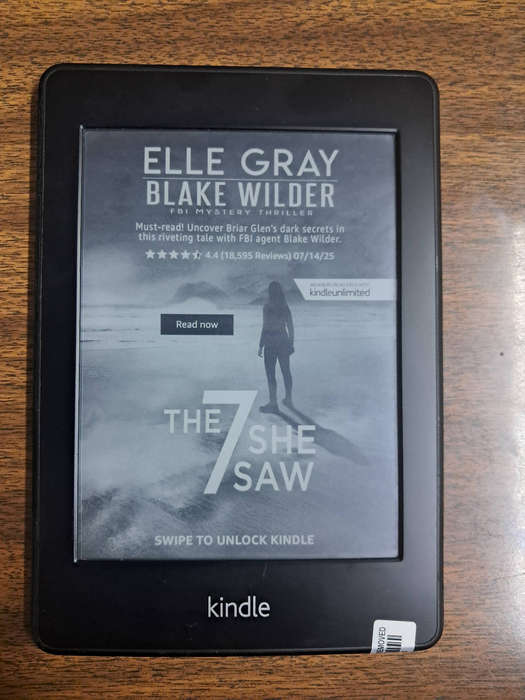 Kindle Paperwhite with cover and pre-installed screen protector