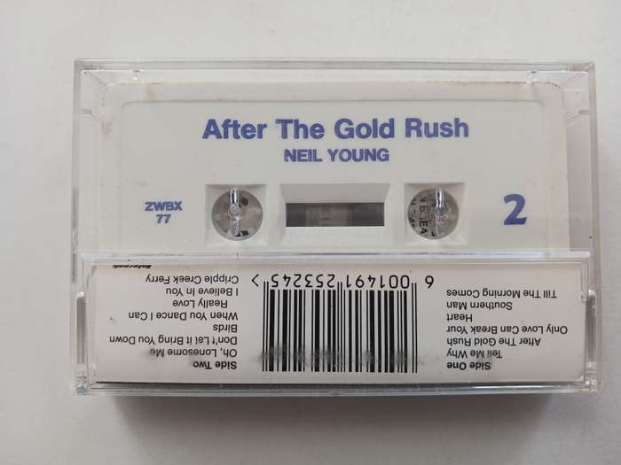 Neil Young - After the Gold Rush  ( Scarce 1980's SA released Music Cassette EX / EX )