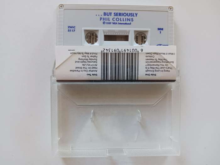 Phil Collins - But Seriously  ( rare 1989 SA released music cassette NM )
