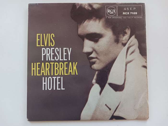 Elvis Presley - Heartbreak Hotel  ( 1981 UK released 7" EP 45 RPM )