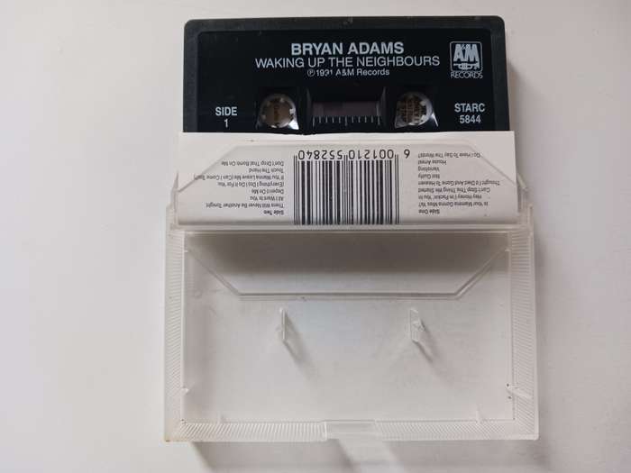 Bryan Adams -  Waking Up The Neighbours   ( scarce  1991  SA released Music Cassette )